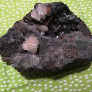 Natural Mineral Rock with Crystals